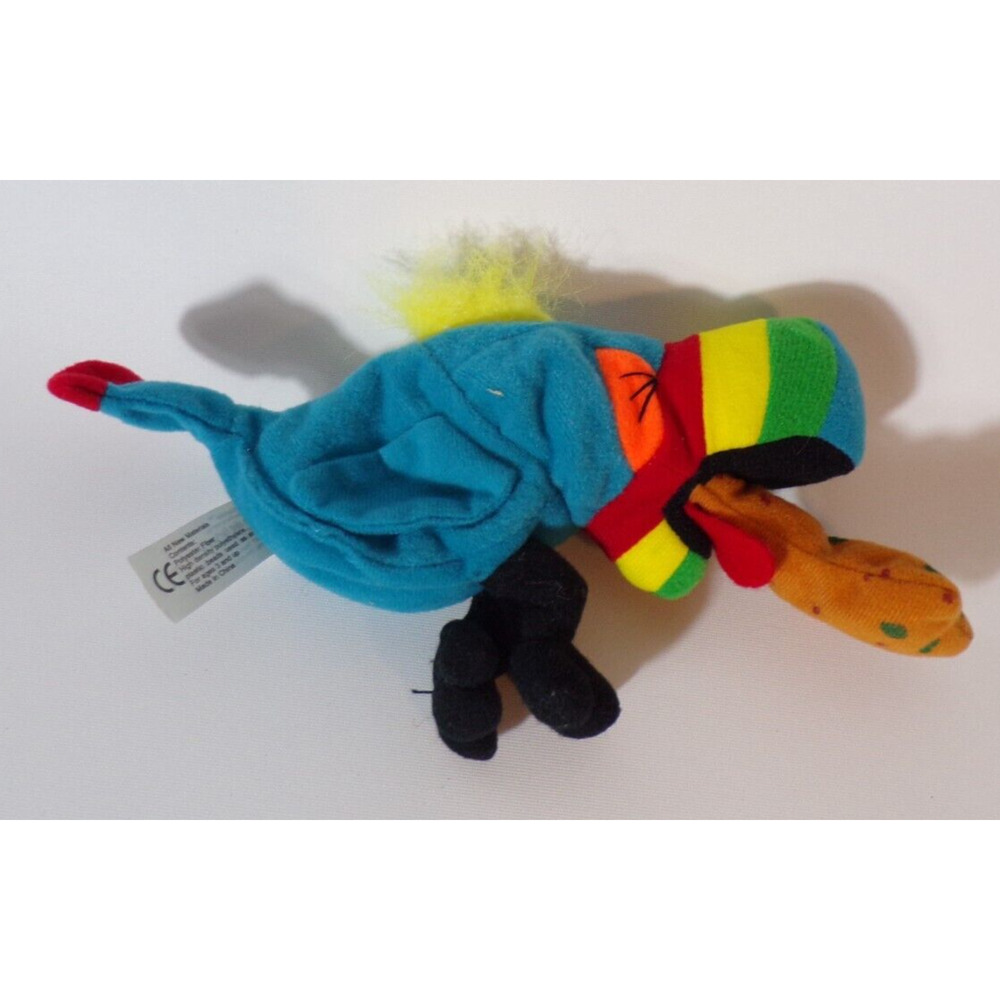 1997 MEANIES Series 1 - Hurley The Toucan- Beanie Plush Stuffed Toy